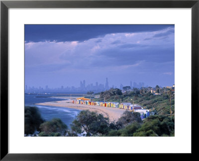 Bathing Huts, Port Phillip Bay, Melbourne, Victoria, Australia by Doug Pearson Pricing Limited Edition Print image