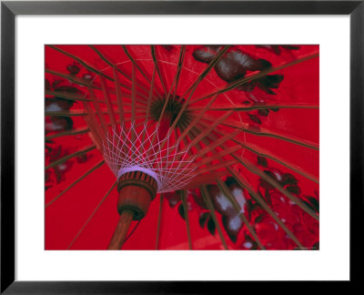 Red Umbrella, Chiang Mai, Northern Thailand by Gavin Hellier Pricing Limited Edition Print image
