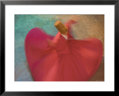 Whirling Dervishes, Performing The Sema Ceremony, Istanbul, Turkey by Gavin Hellier Pricing Limited Edition Print image