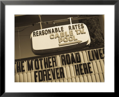 Usa, Missouri, Route 66, Lebanon, Munger Moss Motel by Alan Copson Pricing Limited Edition Print image