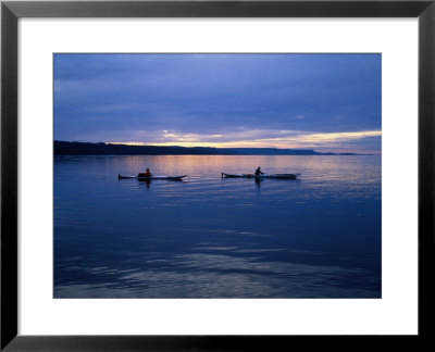 Sea Kayakers Near Cooks Beach, Freycinet National Park, Tasmania, Australia by Grant Dixon Pricing Limited Edition Print image