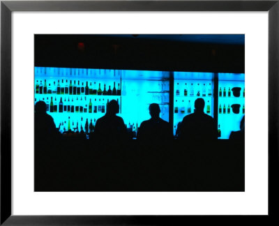 Bar At Aqua Luna, Circular Quay, Sydney, Australia by Greg Elms Pricing Limited Edition Print image