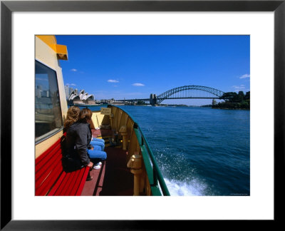 Manly Ferry Returning To The City, Sydney, New South Wales, Australia by Greg Elms Pricing Limited Edition Print image