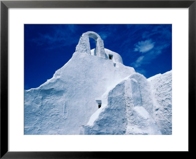 White-Washed Church Of Panagia Paraportiani, Mykonos Island, Greece by Tony Wheeler Pricing Limited Edition Print image