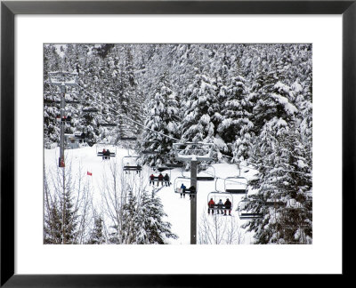 Chairlift In The Snow, Alyeska Ski Resort by Mark Newman Pricing Limited Edition Print image