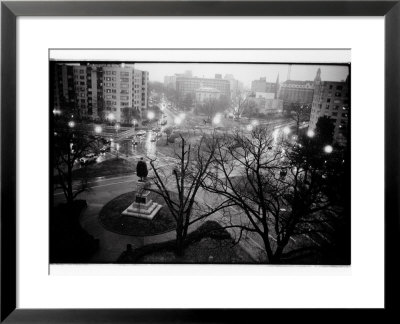 Scott Circle Seen From A Hotel Window, Washington, District Of Columbia by Randy Olson Pricing Limited Edition Print image