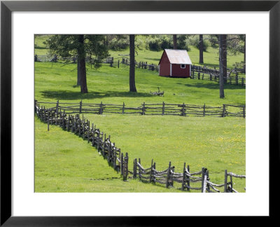 Red Barn On Highway 160 Near Pagosa Peak, Pagosa Springs, Colorado by Rich Reid Pricing Limited Edition Print image