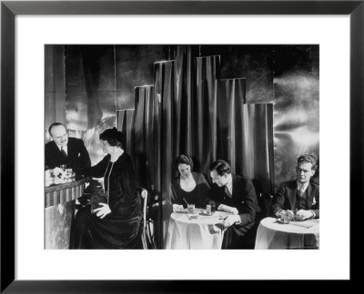 Couples Enjoying Drinks At This Smart, Modern Speakeasy Without Police Prohibition Raids by Margaret Bourke-White Pricing Limited Edition Print image