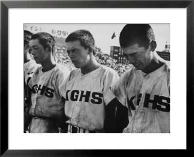 Japanese High School Baseball Players After Their Team Lost by Larry Burrows Pricing Limited Edition Print image