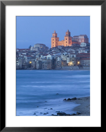 Duomo, Cefalu, Sicily, Italy by Walter Bibikow Pricing Limited Edition Print image