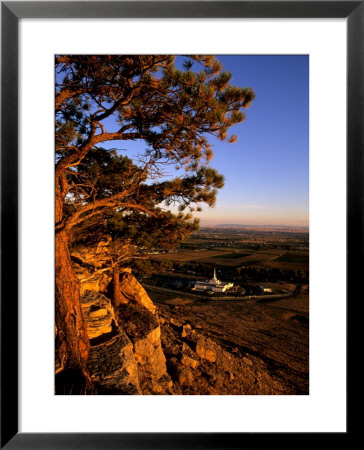 Colorful Sunset And Church, Billings, Montana by Bill Bachmann Pricing Limited Edition Print image