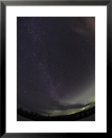 Milky Way And Aurora by Stocktrek Images Pricing Limited Edition Print image