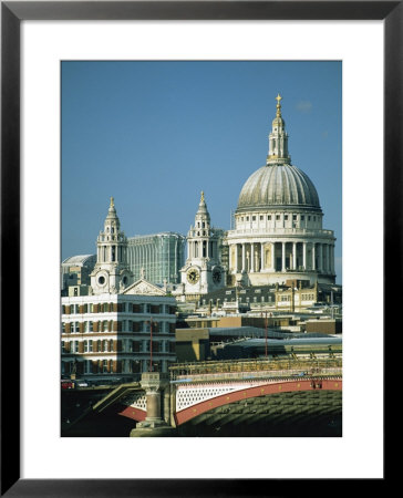 St. Pauls Cathedral From The Thames Embankment, London, England, United Kingdom, Europe by Lee Frost Pricing Limited Edition Print image