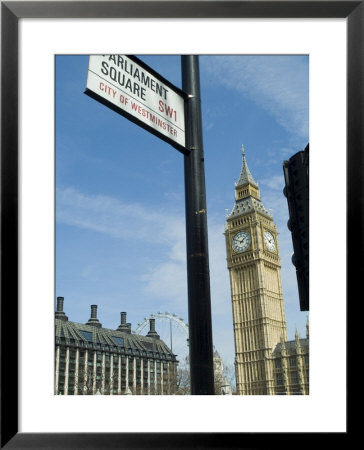 View Of Big Ben, Parliament Square, London, England, United Kingdom by Ethel Davies Pricing Limited Edition Print image