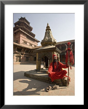 Holy Man In His Shiva Outfit In Mul Chowk, Durbar Square, Kathmandu by Don Smith Pricing Limited Edition Print image