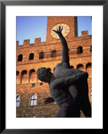 Piazza Della Signoria, Florence, Unesco World Heritage Site, Tuscany, Italy, Europe by Oliviero Olivieri Pricing Limited Edition Print image