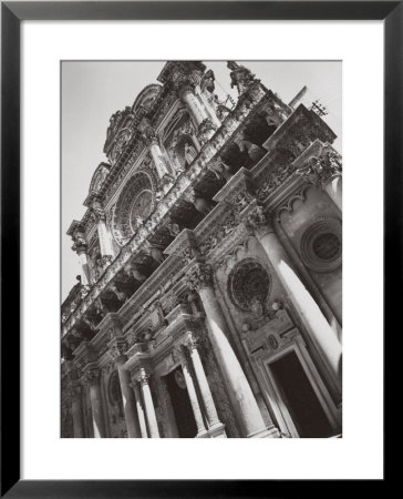 Facade Of Santa Croce In Lecce by A. Villani Pricing Limited Edition Print image
