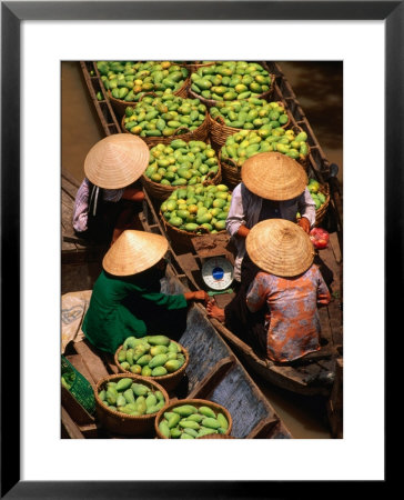 Floating Market Along The Mekong Delta, An Giang, Vietnam by John Banagan Pricing Limited Edition Print image