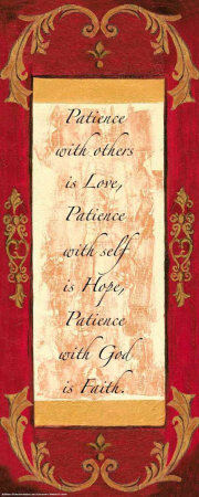 Words To Live By: Patience by Debbie Dewitt Pricing Limited Edition Print image