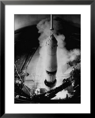 Launch Of Saturn 5 Rocket At Cape Kennedy by Ralph Morse Pricing Limited Edition Print image