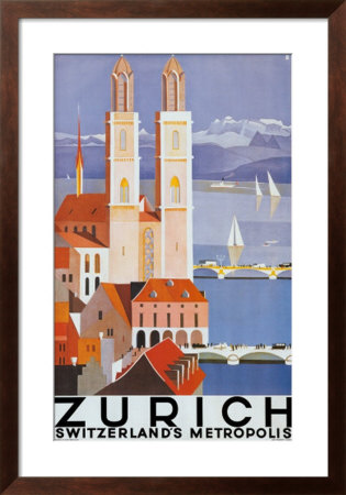 Zurich Metropolis by Otto Baumberger Pricing Limited Edition Print image