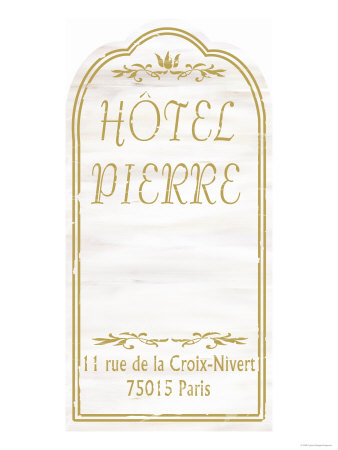 Hotel Pierre Sign by Cynthia Rodgers Pricing Limited Edition Print image