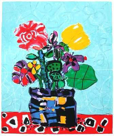 Bouquet De Fleurs Iii by Paul Aizpiri Pricing Limited Edition Print image