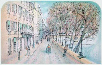Paris, L'ile Saint-Louis by Rolf Rafflewski Pricing Limited Edition Print image