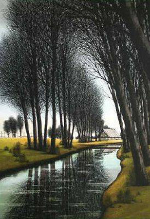 Ferme Au Bord De La Riviere by Jacques Deperthes Pricing Limited Edition Print image