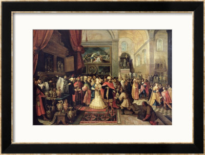 Solomon In The Treasury Of The Temple, 1633 by Frans Francken The Younger Pricing Limited Edition Print image