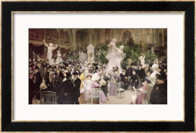 Friday At The French Artists' Salon, 1911 by Jules-Alexandre Grun Pricing Limited Edition Print image