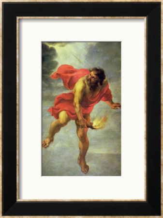Prometheus Carrying Fire by Jan Cossiers Pricing Limited Edition Print image