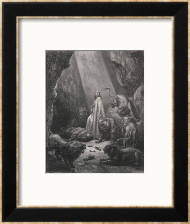 Daniel In Den by Gustave Dore Pricing Limited Edition Print image