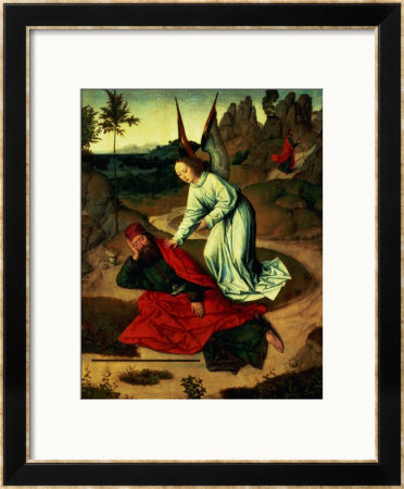 Elijah Visited By An Angel From The Altarpiece Of The Last Supper, 1464-68 by Dieric Bouts Pricing Limited Edition Print image