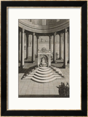 His Throne Made Of Ivory Gilded by Dom Augustin Calmet Pricing Limited Edition Print image