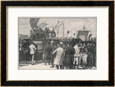 The Chartist Demonstration: The Meeting On Kennington Common London by W.B. Wollen Pricing Limited Edition Print image