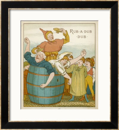 Rub-A-Dub Dub Three Men In A Tub by Edward Hamilton Bell Pricing Limited Edition Print image