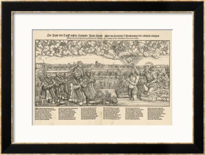 Martin Luther With The Kurfurst Von Sachsen by Lucas Cranach The Elder Pricing Limited Edition Print image