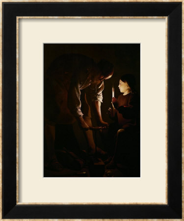 Saint Joseph The Carpenter, 1642 by Georges De La Tour Pricing Limited Edition Print image