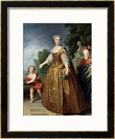 Portrait Of Marie Leczinska After 1725 by Francois Stiemart Pricing Limited Edition Print image