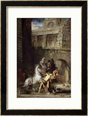 Les Chevaux De Diomede by Gustave Moreau Pricing Limited Edition Print image