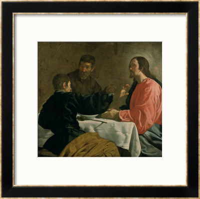 Supper At Emmaus, 1620 by Diego Velázquez Pricing Limited Edition Print image