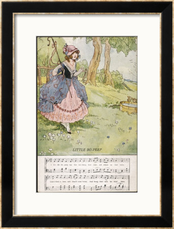 Bo-Peep Is Advised Not To Worry About Her Lost Sheep by Dorothy Wheeler Pricing Limited Edition Print image