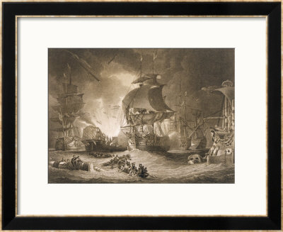 Egyptian Campaign Battle Of The Nile by George Arnald Pricing Limited Edition Print image