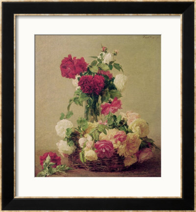 Roses, 1891 by Henri Fantin-Latour Pricing Limited Edition Print image