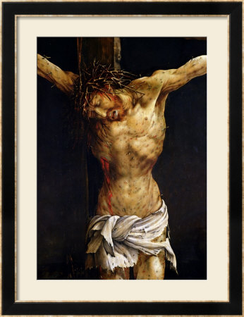 Christ On The Cross, Detail From The Central Crucifixion Panel Of The Isenheim Altarpiece by Matthias Grünewald Pricing Limited Edition Print image