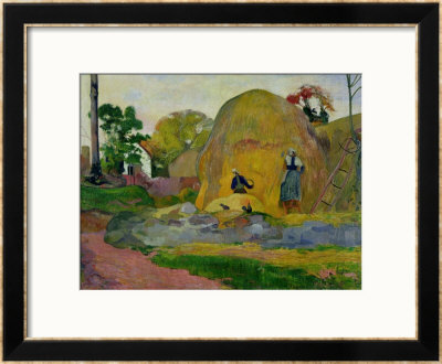 Yellow Haystacks, Or Golden Harvest, 1889 by Paul Gauguin Pricing Limited Edition Print image