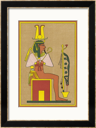 Ptah-Seker-Ausar The Three- In-One Memphis God Of Creation And Resurrection by E.A. Wallis Budge Pricing Limited Edition Print image