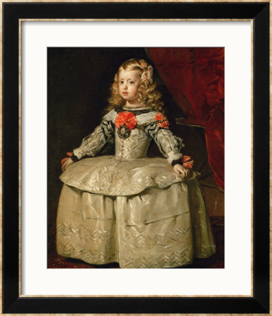 Infanta Margarita Teresa In White Garb by Diego Velázquez Pricing Limited Edition Print image