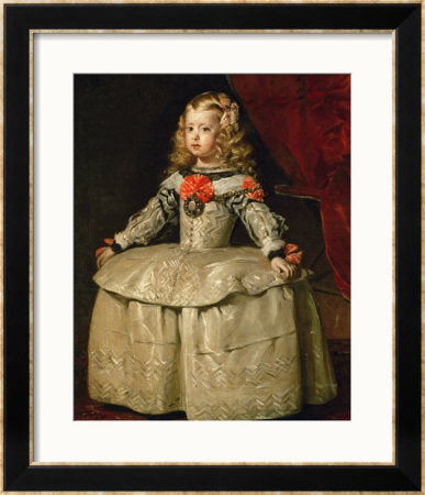 Infanta Margarita Teresa In White Garb by Diego Velazquez Pricing Limited Edition Print image